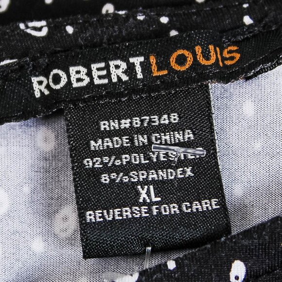 Robert Louis Polka Dot Top - XL - Wide Sleeves - Picture 4 of 6